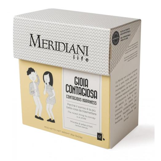 UNI062.08 - Tisana Meridiani Gioia Contagiosa in Filtri Confezione 12 pz.