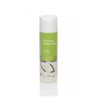 Shampoo Ristrutturante per capelli trattati canapa e olio di lino flacone 200 ml