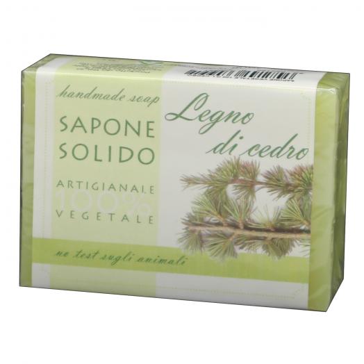 TNL026.15 - saponetta vegetale 100g LEGNO DI CEDRO
