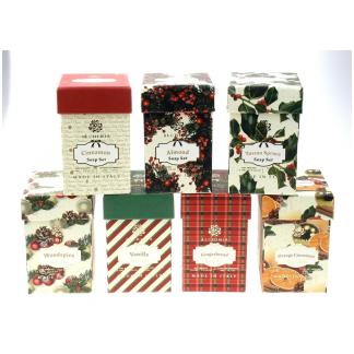 SCATOLA DA REGALO IN CUBO CON 3 SAPONETTE DA REGALO PROFUMATISSIME