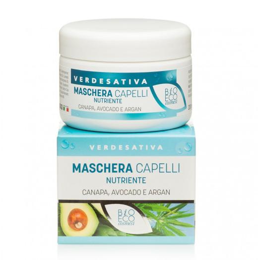 VER5731 - Maschera capelli Nutriente con canapa avocado e argan vaso 200 ml
