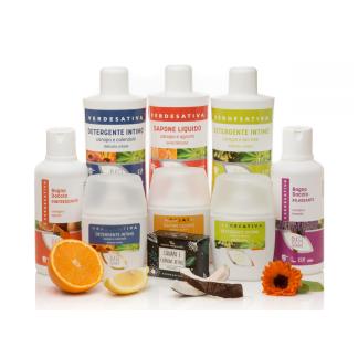 VERDESATIVA LINEA DETERGENTI. BIOLOGICI, VEGAN SOCIETY, CRUELTRY FREE.