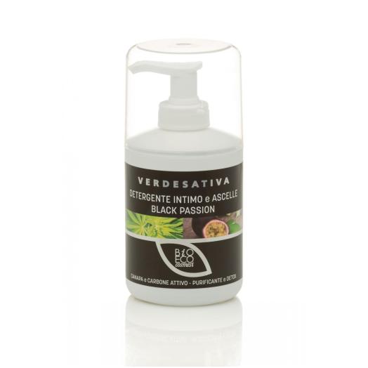 VER3230 - Detergente Intimo e Ascelle canapa e carbone attivo dispenser 250 ml