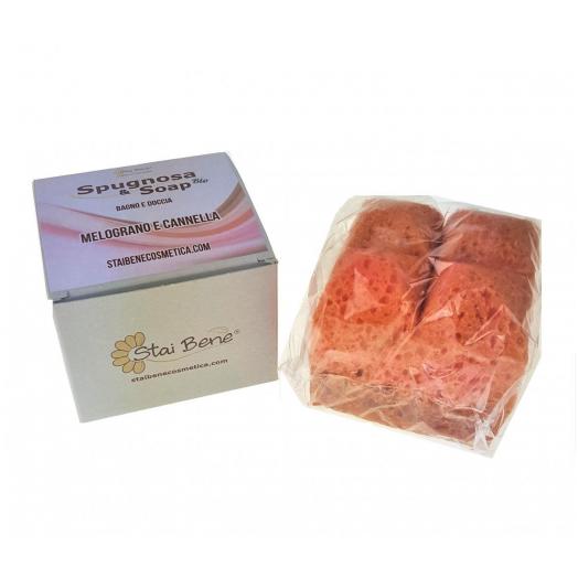 BEL006.10 - Spugnasapone l Melograno e Cannella da 150 gr