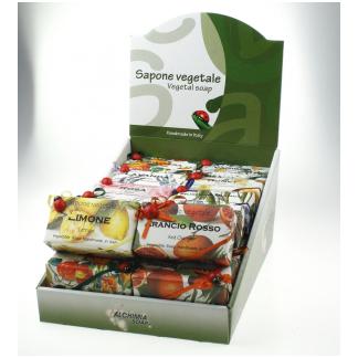 Espositore Coccinella da 30 saponette  da 200 gr.con coccinella di legno