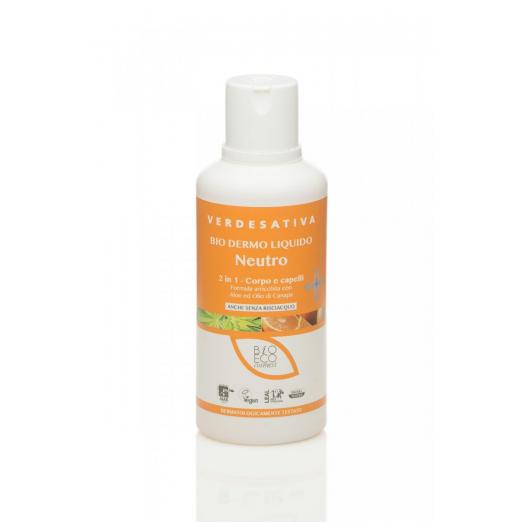 VER6911 - BIO Dermoliquido Neutro - Corpo e Shampoo flacone 500 ml