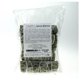 Salvia Bianca da Bruciare ideale per Purificare Pacco da 5 Tronchetti