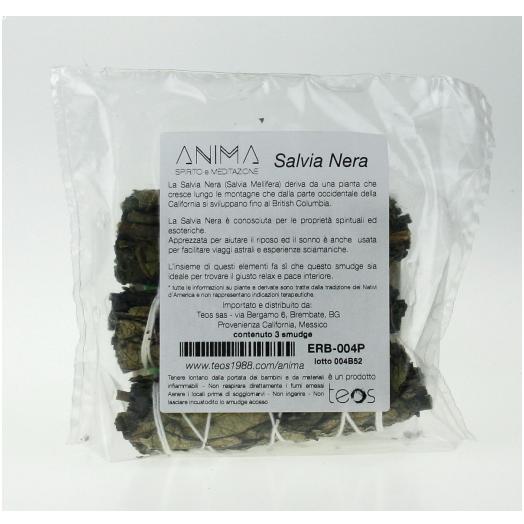 ROSERB004 - SALVIA NERA da Bruciare Pacco da 3 Tronchetti