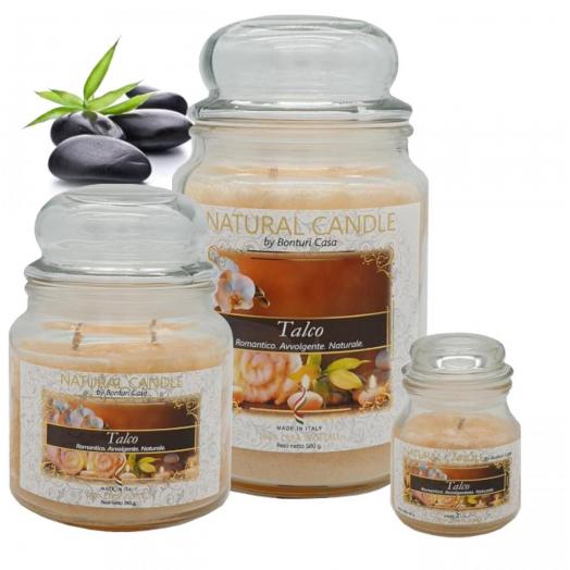 BON001.16 - Cartone da 6 Candele Piccole Talco da 90 gr cad.