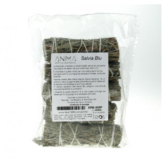ROSERB005 - SALVIA BLU da Bruciare Pacco da 5 Tronchetti