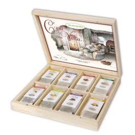 VIMLBOX2 - Tisane e Infusi in Filtri C'Era Una Volta  scatola Legno 40 filtri