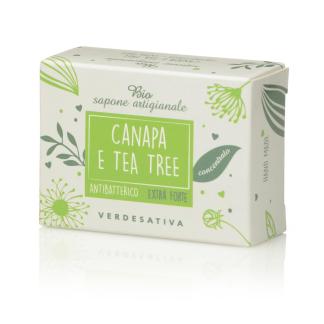 Bio Sapone Extra Forte Tea tree e Canapa 100 gr