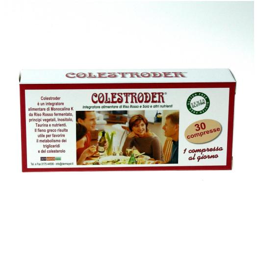 BIO007 - Integratore COLESTRODER senza Glutine 30 perle.
