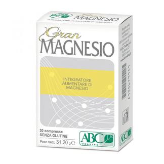 Integratore Gran Magnesio senza Glutine per il Benessere dell'Organismo 30 CPS.
