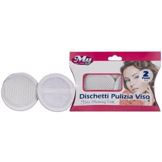 Dischetti Bianchi struccanti 
Rimozione Make up Viso pz.2 in Confezione Regalo Pacco da 12 pz.
