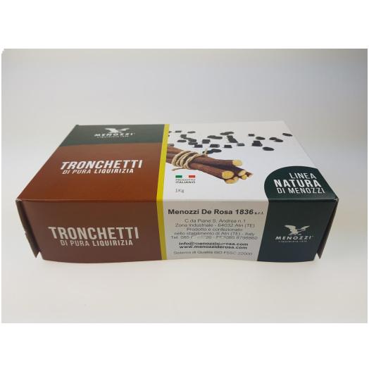 CAR038 - Liquirizia De Rosa Spezzatina tronchetti, scatola da kg 1