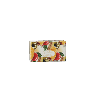 Sapone natalizio solido vegetale Xmas alla Cannella e Arancio 200 gr.