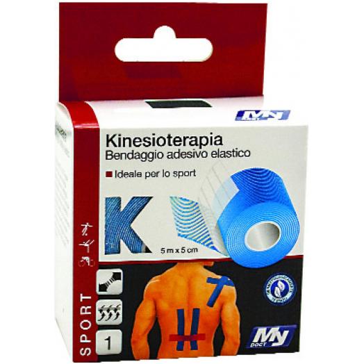 BRIPACH4 - Bendaggio Kinesio Adesivo ideale per lo Sport 5 mt x 5 cm