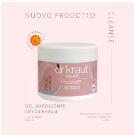 K2004U - Gel Calendula per pulizia del viso manuale o con apparecchi vaso da  500 ml