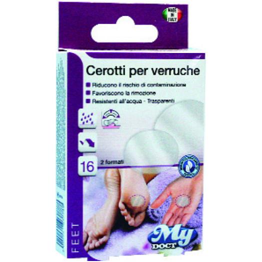 BRIPACH15 - Cerotti per Verruche Resistenti all Acqua Favoriscono la Rimozione 16 pz.
