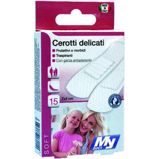 BRIPACH11 - Cerotti Delicati Protettivi con Garza Antiaderente Confezione 15 pz.