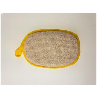 manopola di Sisal con pateletta per mano spessa 3 cm. alta 11cm e larga 11 cm