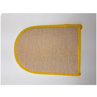 Manopola ad inserimento mano di Sisal e spugna  alto 21cm e largo 16 cm