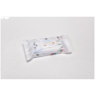 Confezione da 72 Salviette umidificate cm.15x16 Latte e Vaniglia