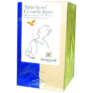 Infuso Tutto Bene Sonnentor Ci vuole fegato scatola da 18 filtri