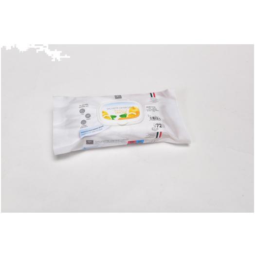 MER14785 - Confezione da 72 Salviette umidificate cm.15x16 Limone