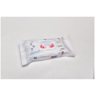 Confezione da 72 Salviette umidificate cm.15x16 Orchidea