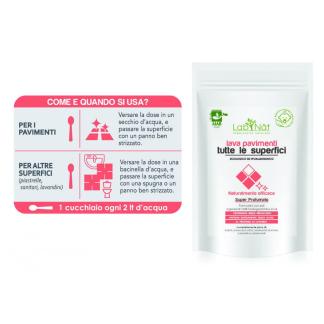Polvere Lava Pavimenti per tutte le Superfici  500 gr.