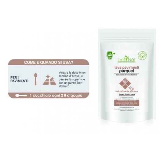 ZECA037 - Polvere Lava Pavimenti Parquet  500 gr.