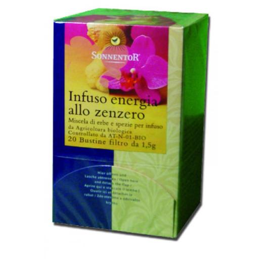 CAN003.05 - Infuso Energia allo Zenzero Sonnentor scatola da 18 filtri bio