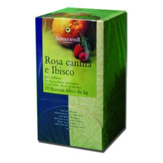 Infuso Rosa Canina Sonnentor scatola da 18 filtri bio