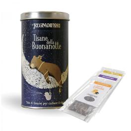 VIRFL01 - Lattina regalo con 12 filtri assortiti nelleTisane della Buonanotte