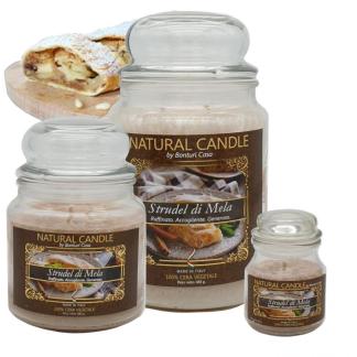 Cartone da 6 Candele Medie Strudel di Mele da 380 gr cad.