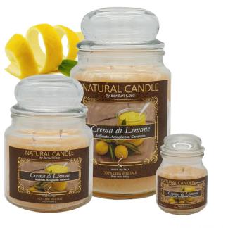Cartone da 6 Candele Medie Crema di Limone da 380 gr cad.