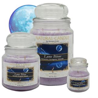 Cartone da 6 Candele Medie Lune Blue da 380 gr cad.