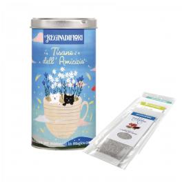 VIRFL05 - Lattina regalo con 12 filtri assortiti nelleTisane dell'Amicizia
