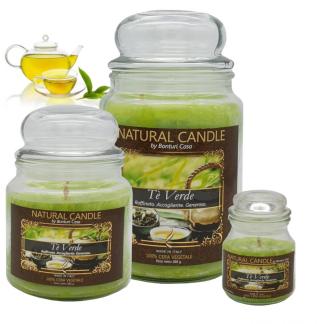 Cartone da 4 Candele Grandi The Verde da 580 gr cad.
