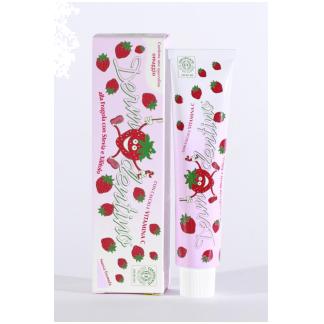 Dentifricio Dermodentino alla Fragola Eco-Bio, spazzolino omaggio tubo da 75 ml.