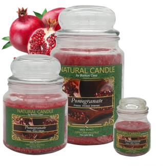 Cartone da 4 Candele Grandi Pomegranate da 580 gr cad.